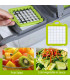 [16 piece set] Trancheuse à légumes multifonctionnelle 16 en 1, trancheuse de fruits et d\'ingré