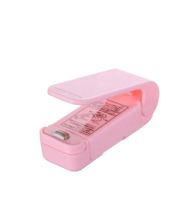 [Pink] Mini Machine à sceller les sacs thermiques, scelleuse d\'emballage, sacs alimentaires en 
