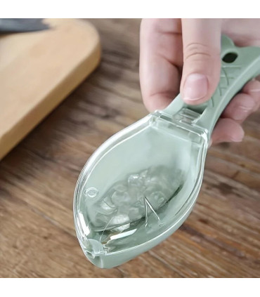 [Green] Grattoir à écailles de poisson pour enlever rapidement la peau du poisson, brosse, râpe