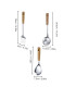 [Spatula] Spatule à manche en Imitation de Grain de bois en acier inoxydable, pelle qui fuit, c