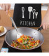 [Leaky shovel] Ensemble de spatule de cuisine en acier inoxydable, manche brûlant, cuillère, pa