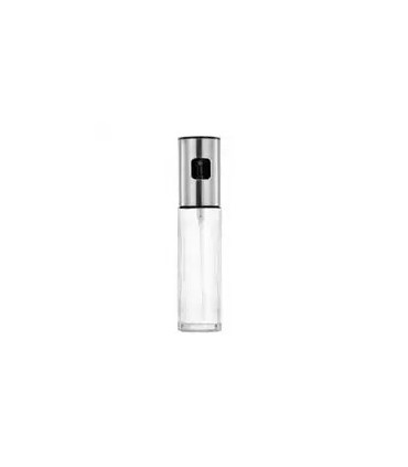 [Silver] Pulvérisateur d\'huile d\'olive, bouteille en verre de qualité alimentaire avec tête de 