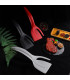 [Red 1pcs CHINA] Spatule à crêpes antiarina, tourneurs frits, pince à œufs, cuisine, steak, pin
