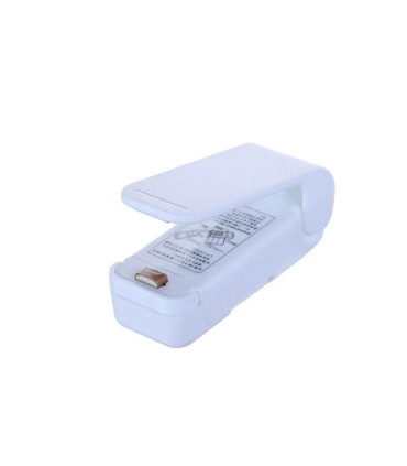 [White] Mini Machine à sceller les sacs thermiques, scelleuse d'emballage, sacs alimentaires en