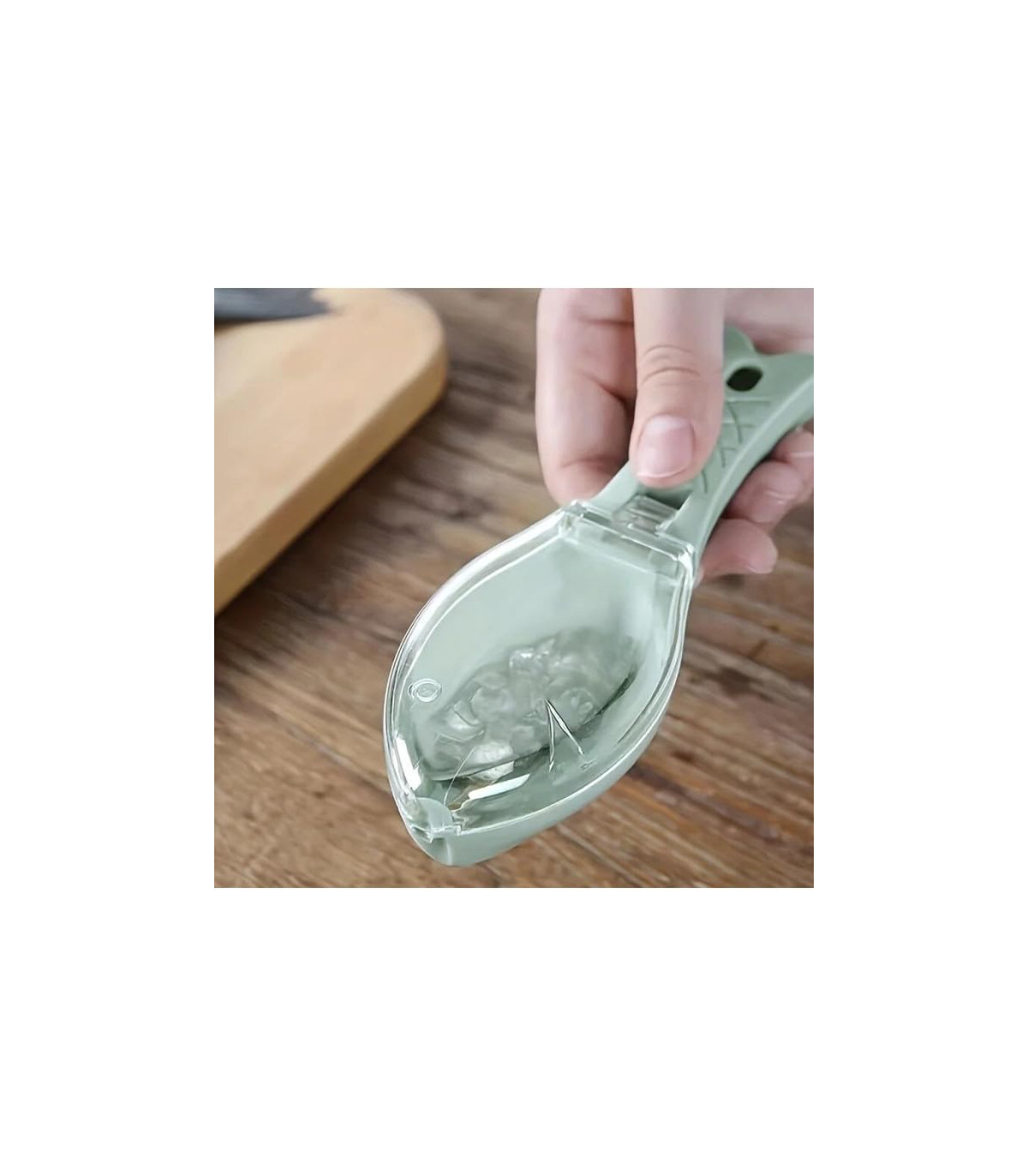 [Green] Grattoir à écailles de poisson pour enlever rapidement la peau du poisson, brosse, râpe
