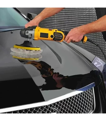 [4in-5pcs] Ensemble de polissage pour voiture, gadget de polissage, cire de padcar, éponge, dis