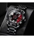 [Red P] Mode hommes voiture roue montres de luxe en acier inoxydable montre étanche pour hommes