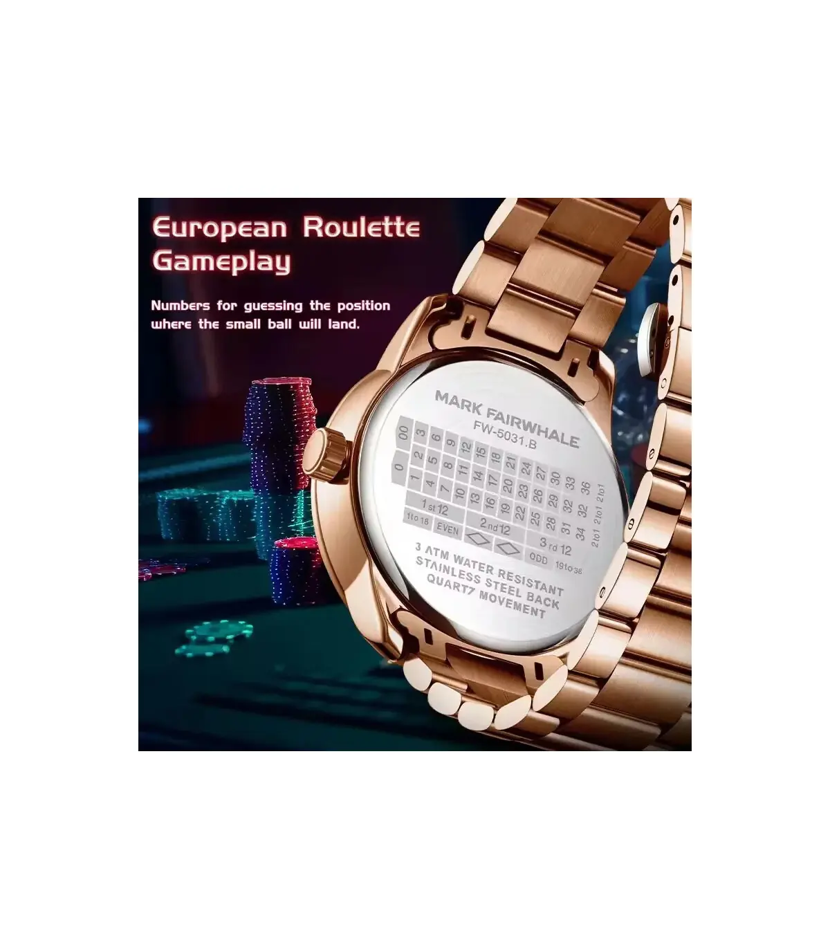 [A] Mark Fairwhale 5031 nouvelle montre pour hommes de marque supérieure 2025 Quartz chiffres a