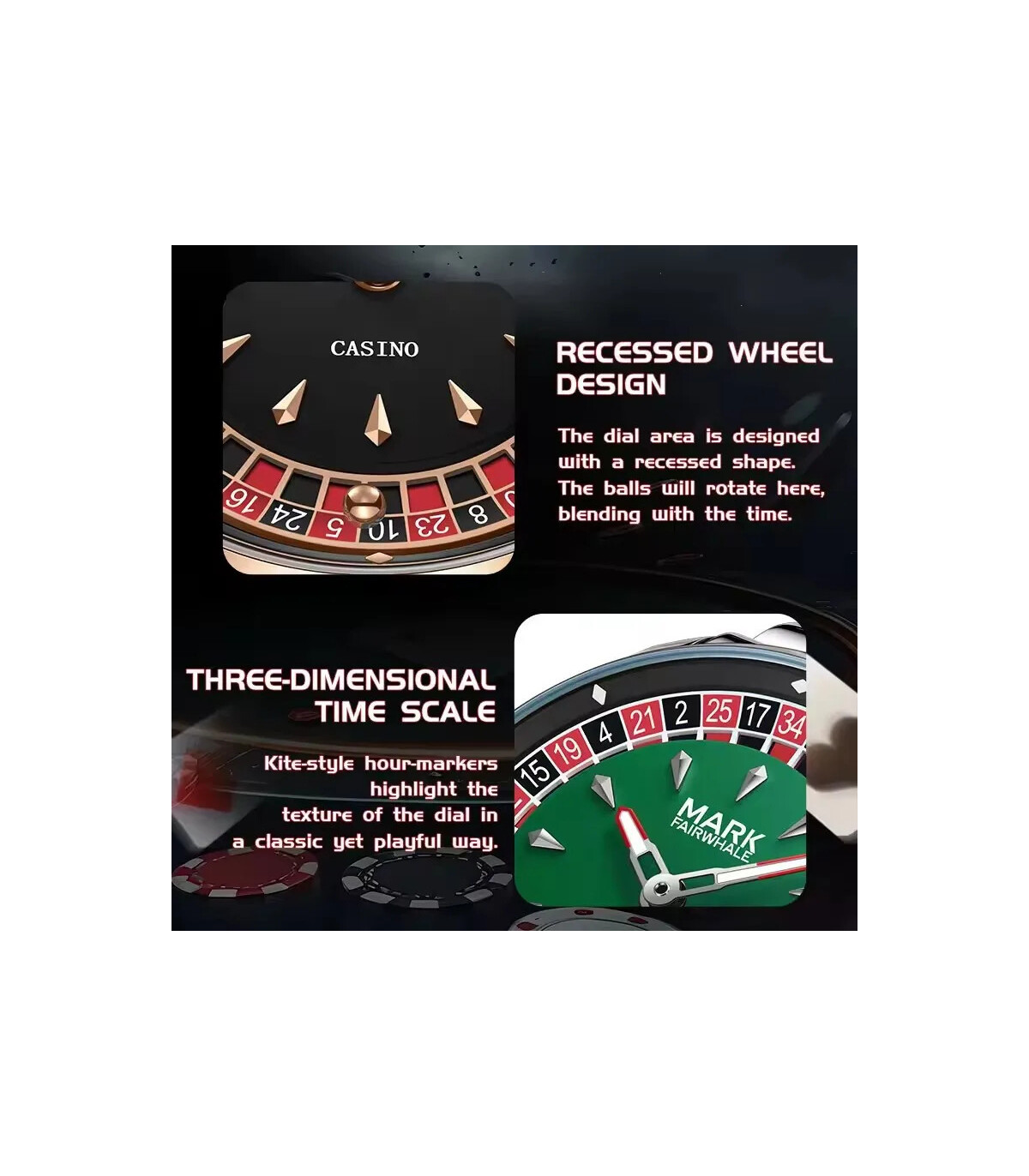 Mark Fairwhale 5031 nouvelle montre pour hommes de marque supérieure 2025 Quartz chiffres arabe