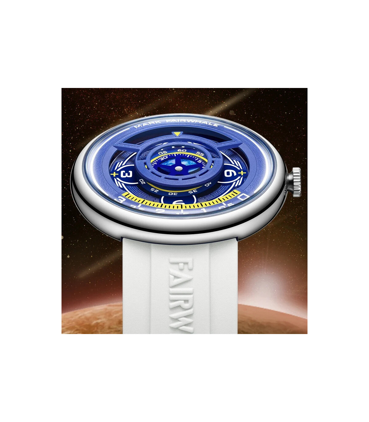 Mark Fairwhale 5990 nouvelle montre en silicone unique et originale pour hommes en mode 2025 mo