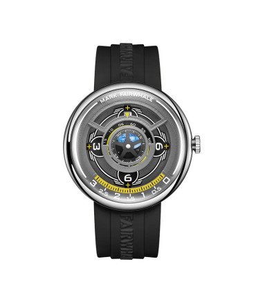 [C] Mark Fairwhale 5990 nouveau 2025 mode Original Unique silicone Quartz montre pour hommes ve