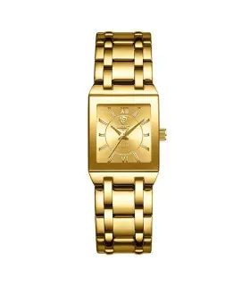 [Women Gold] LIEBIG montres à Quartz de luxe pour femmes hommes montre d\'affaires conception Si