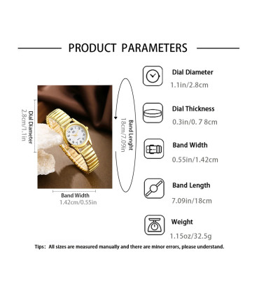 [Multicolore] Ensemble de montres pour femmes, 3 pièces, à la mode, légères et luxueuses, à por