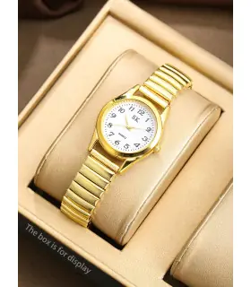 [Or] Ensemble de montres pour femmes, 3 pièces, à la mode, légères et luxueuses, à porter au qu