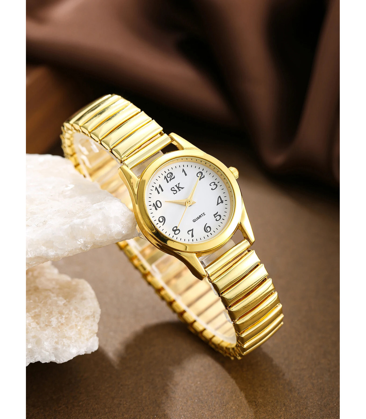 [Argent] Ensemble de montres pour femmes, 3 pièces, à la mode, légères et luxueuses, à porter a