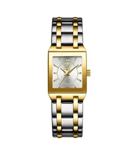 [Women Silver] LiEBIG luxe montres à Quartz doré pour femme fille mâle mode 30 m étanche femmes