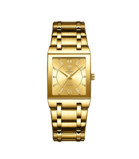 [Men Gold] LiEBIG luxe montres à Quartz doré pour femme fille mâle mode 30 m étanche femmes dam
