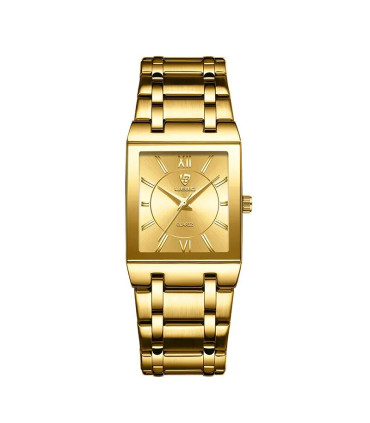 [Men Gold] LiEBIG luxe montres à Quartz doré pour femme fille mâle mode 30 m étanche femmes dam