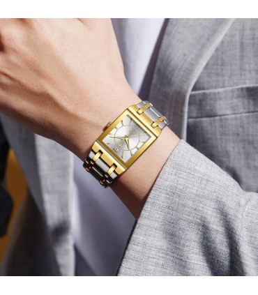 [Women Gold] LiEBIG luxe montres à Quartz doré pour femme fille mâle mode 30 m étanche femmes d