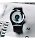 [Black white] Montre à quartz Vortex Pointless pour homme, style créatif, couple apprenant et v