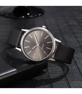 [Black Black] Montre à Quartz décontractée pour hommes, marque de luxe, célèbre, horloge mascul