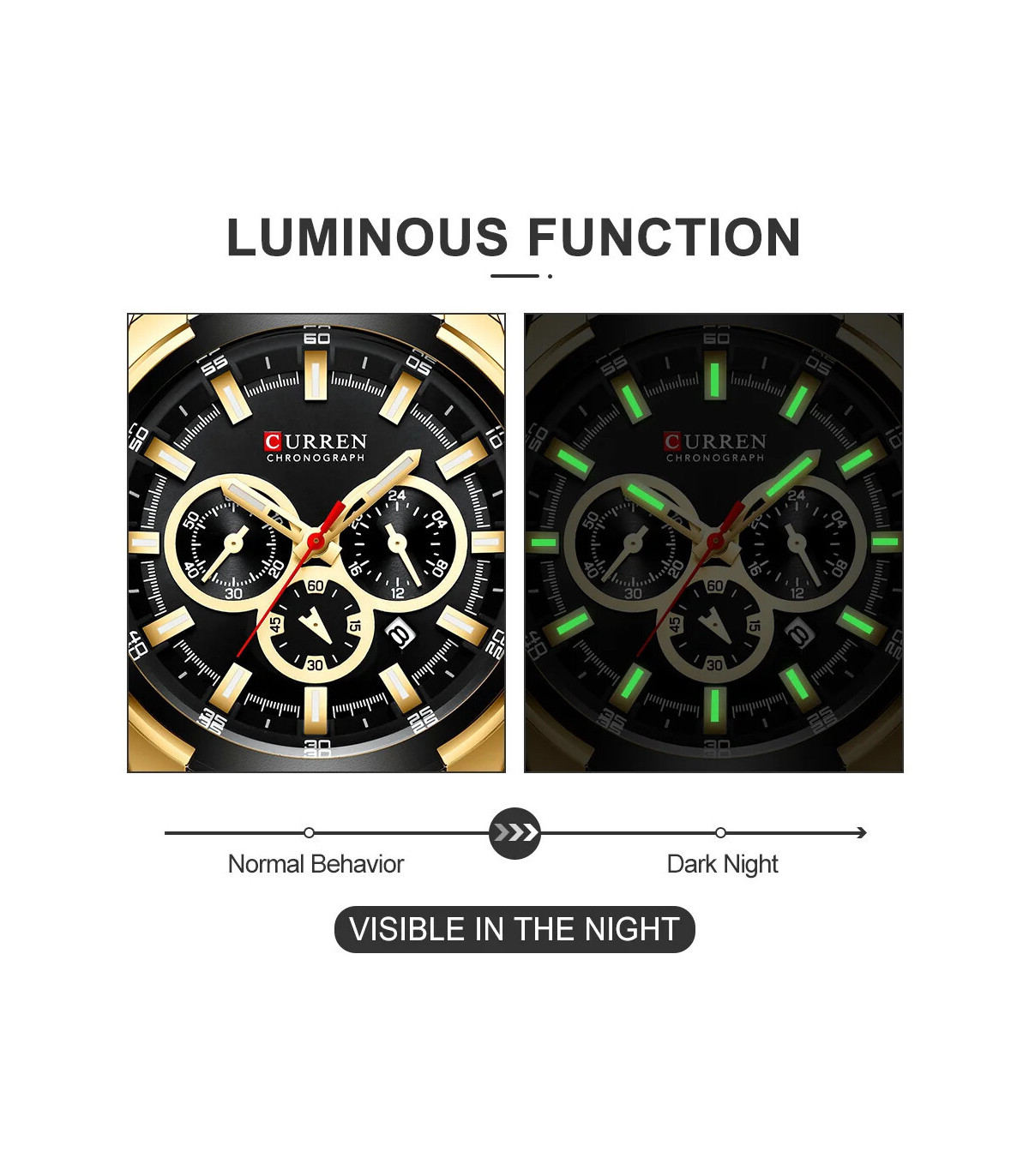 [G B] CURREN montres pour hommes Top marque grande montre de Sport de luxe hommes militaire en 