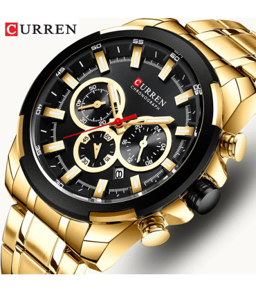 [G B Box] CURREN montres pour hommes Top marque grande montre de Sport de luxe hommes militaire