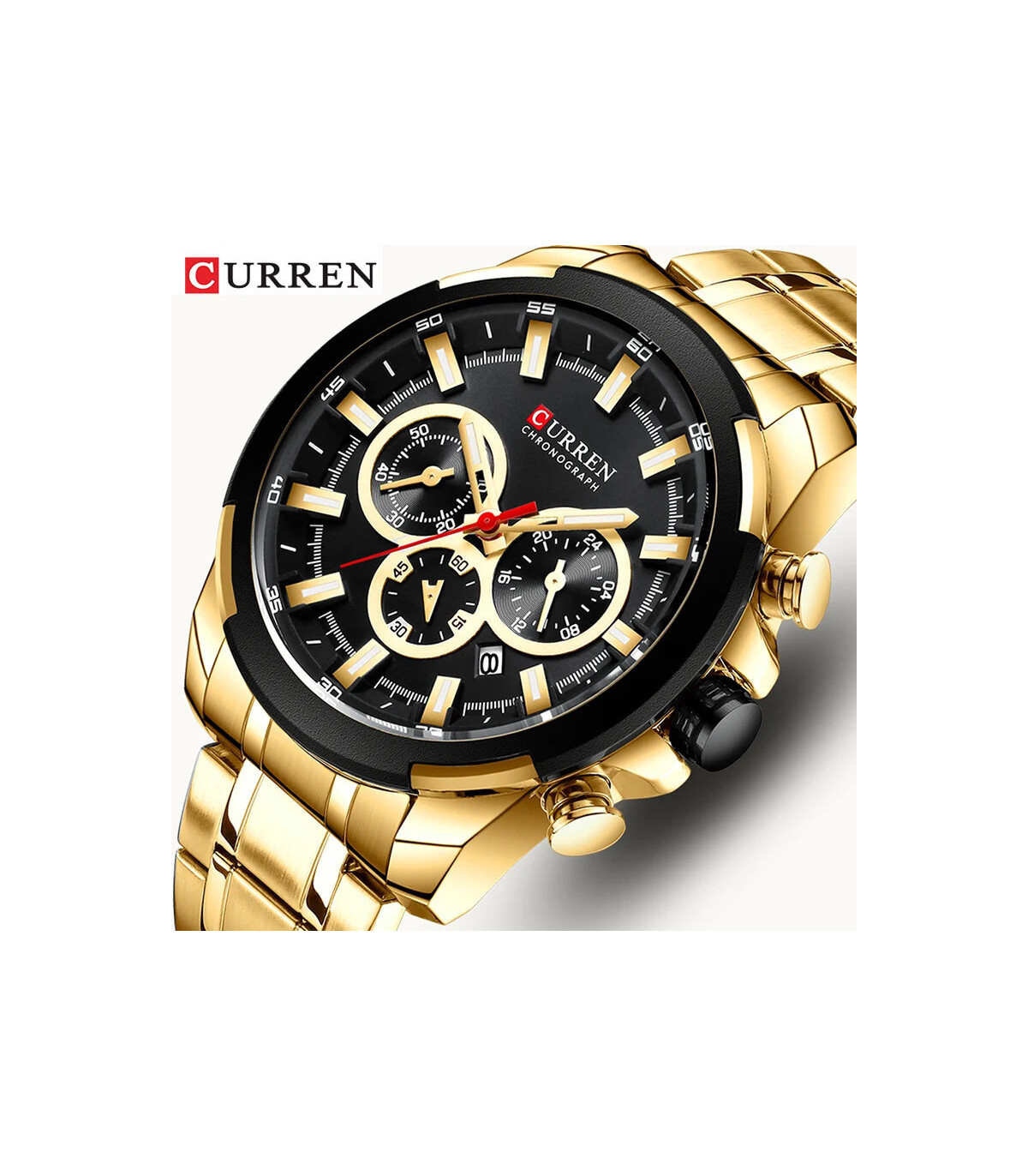 [G B Box] CURREN montres pour hommes Top marque grande montre de Sport de luxe hommes militaire