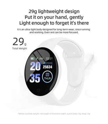 [With Original Box Blue] 2025 nouveau D18 multifonctionnel montre intelligente femmes Bluetooth