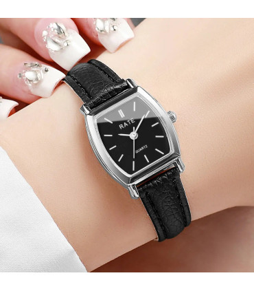 [E Without Box] Mode femmes montres décontracté petit cadran bracelet en cuir femmes montre à Q