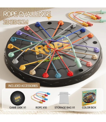 [Black] Puzzle corde jeu défi stratégie décryptage jeu de société pensée logique formation inte