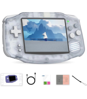 [Glacier 64G] Console de jeu portable rétro RG34XX, écran IPS 3.4 pouces, système Linux 64 bits