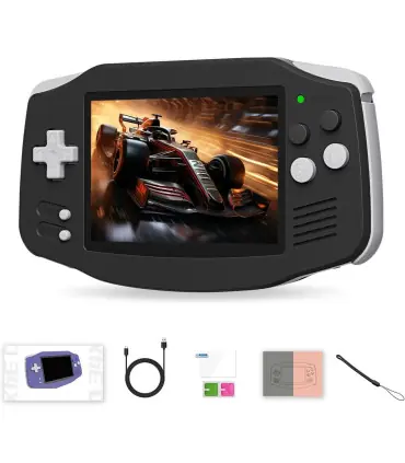 [Black 64G] Console de jeu portable rétro RG34XX, écran IPS 3.4 pouces, système Linux 64 bits, 