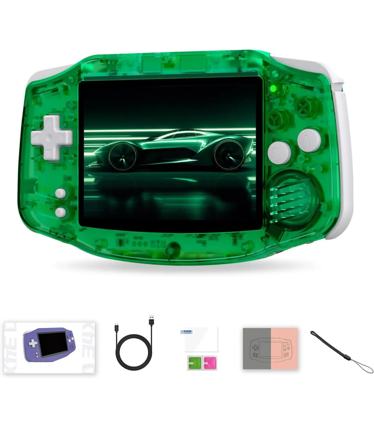 [T Green 64G] Console de jeu portable rétro RG34XX, écran IPS 3.4 pouces, système Linux 64 bits