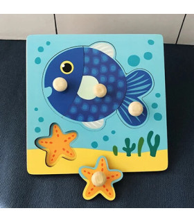 [HH053] Puzzle Montessori pour enfants de 1, 2 ou 3 ans, jouets éducatifs d\'apprentissage, jeux