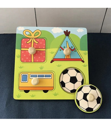[HH046] Puzzle Montessori pour enfants de 1, 2 ou 3 ans, jouets éducatifs d\'apprentissage, jeux