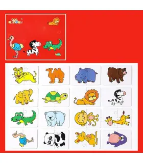 [400386] Puzzle Montessori pour enfants de 1, 2 ou 3 ans, jouets éducatifs d\'apprentissage, jeu