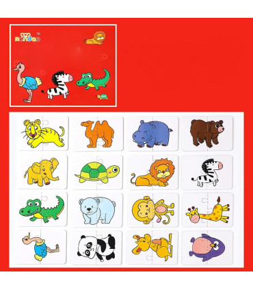 [400386] Puzzle Montessori pour enfants de 1, 2 ou 3 ans, jouets éducatifs d\'apprentissage, jeu