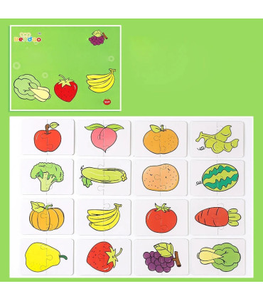 [400384] Puzzle Montessori pour enfants de 1, 2 ou 3 ans, jouets éducatifs d\'apprentissage, jeu