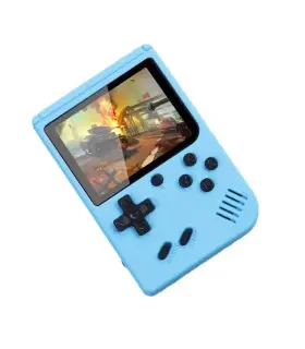 [Blue] Mini Console de jeu vidéo Portable rétro, 8 bits, écran LCD couleur 3.0 pouces, lecteur 
