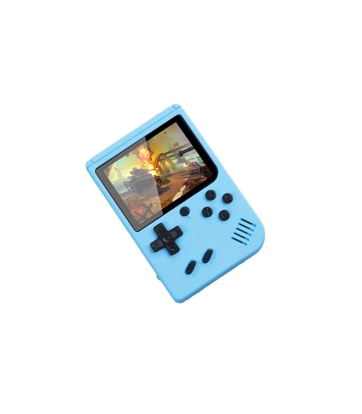[Blue] Mini Console de jeu vidéo Portable rétro, 8 bits, écran LCD couleur 3.0 pouces, lecteur 
