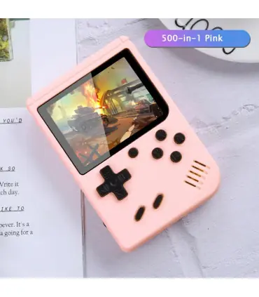 [Blue] Mini Console de jeu vidéo Portable rétro, 8 bits, écran LCD couleur 3.0 pouces, lecteur 