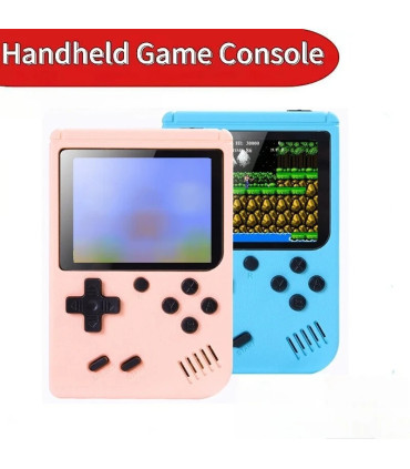 [Pink] Mini Console de jeu vidéo Portable rétro, 8 bits, écran LCD couleur 3.0 pouces, lecteur 