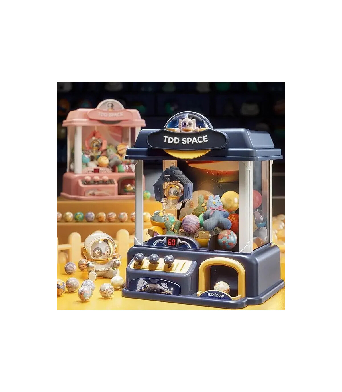 [Random capsule 10pcs] Grande taille bricolage poupée Machine enfants pièce à monnaie jouer jeu