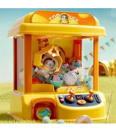 [White] Grande taille bricolage poupée Machine enfants pièce à monnaie jouer jeu Mini griffe at