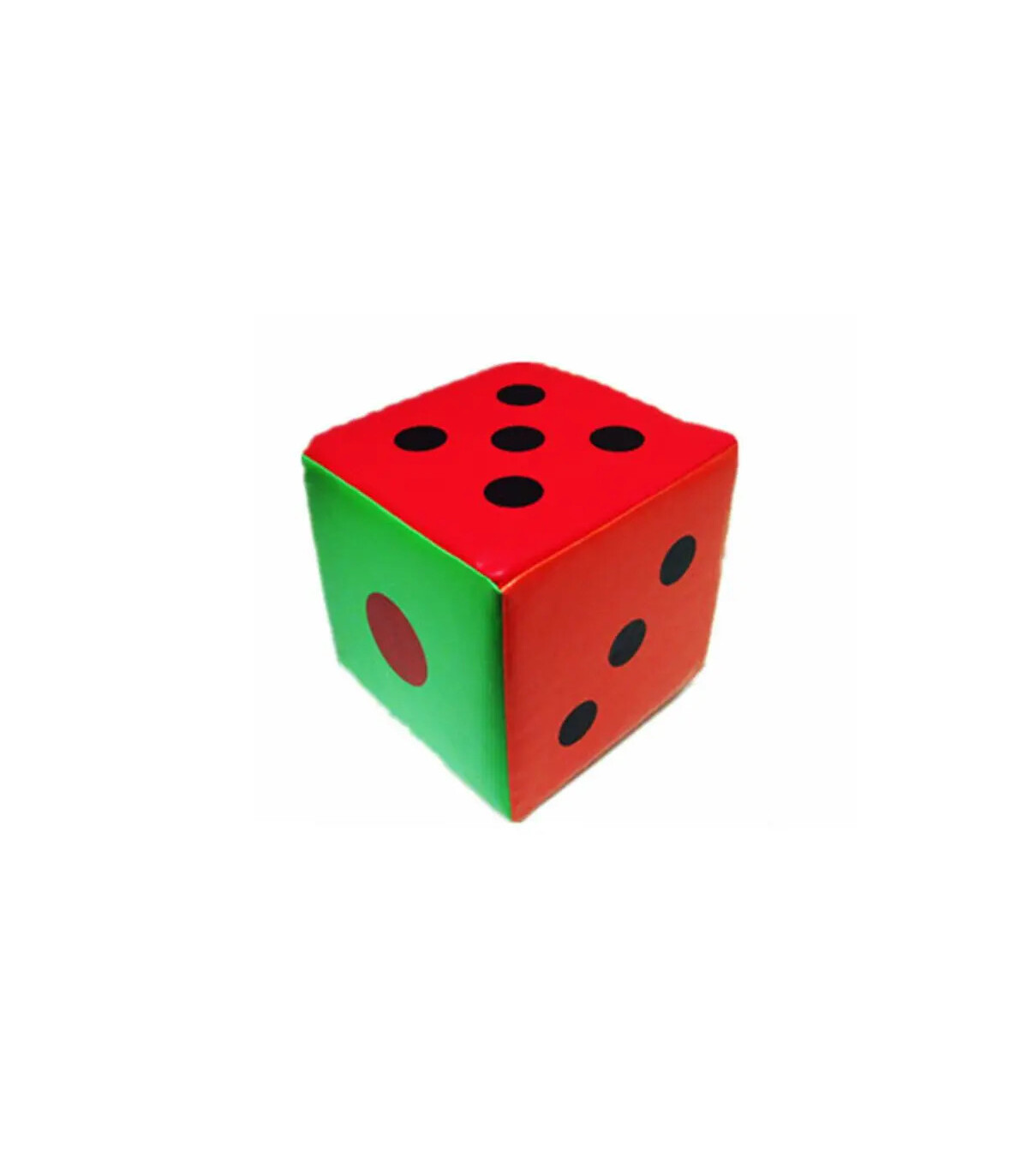 [20cm] Super grande éponge colorée à six côtés, accessoires de jeu de fête, aide au fuchsia, mu