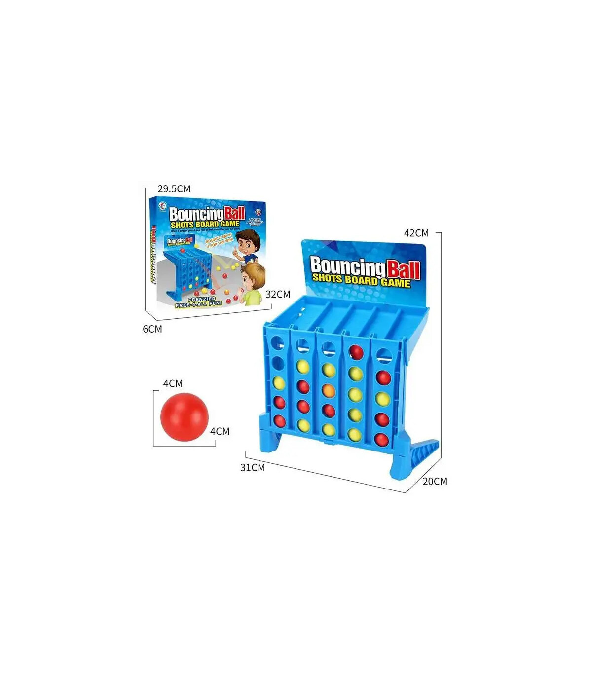 [Large] Jeu de société de boules rebondissantes pour enfants, jeu de table d\'interaction parent