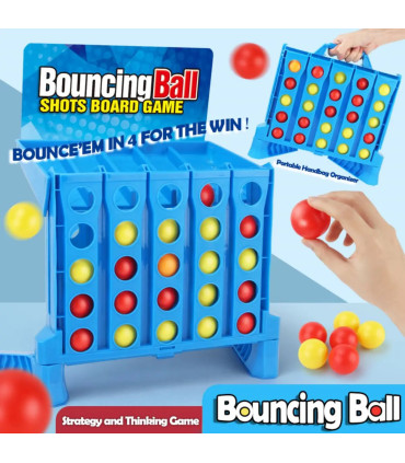 [Large] Jeu de société de boules rebondissantes pour enfants, jeu de table d\'interaction parent
