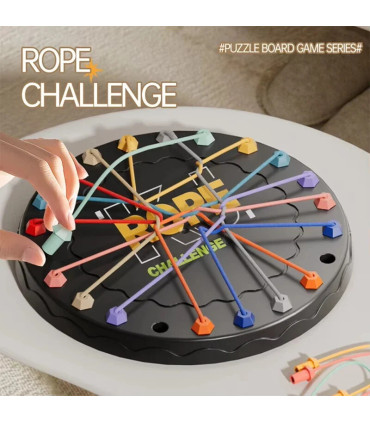 [Black] Puzzle corde jeu défi stratégie décryptage jeu de société pensée logique formation inte