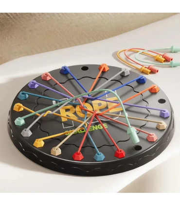 [Black] Puzzle corde jeu défi stratégie décryptage jeu de société pensée logique formation inte